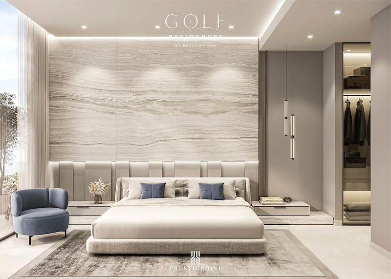 Golf Place – 1BHK- master bedroom 01