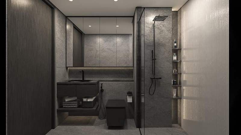 The Waterway – Master Bathroom