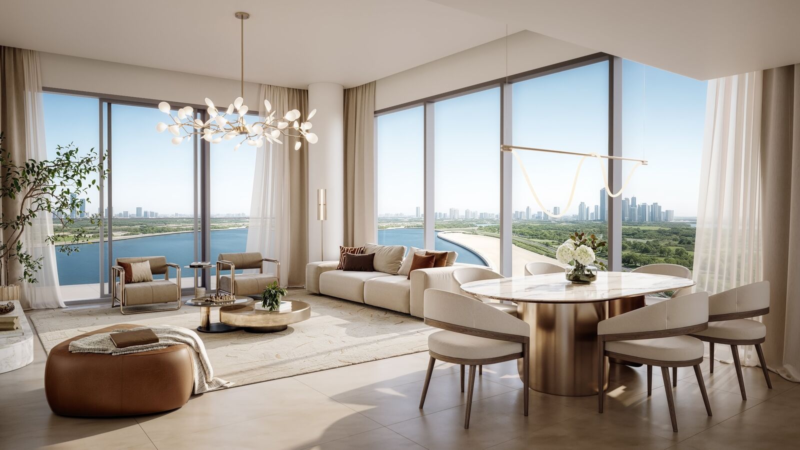 The Edit at d3 – 2-bedroom living room