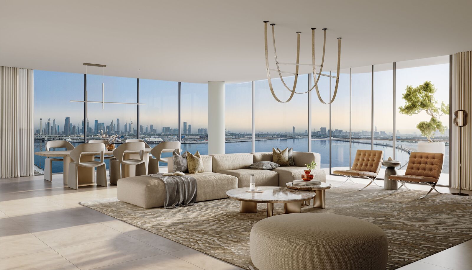 The Edit at d3 – 3-bedroom living room